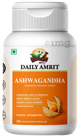 DailyAmrit Ashwagandha Capsules (60 Caps)