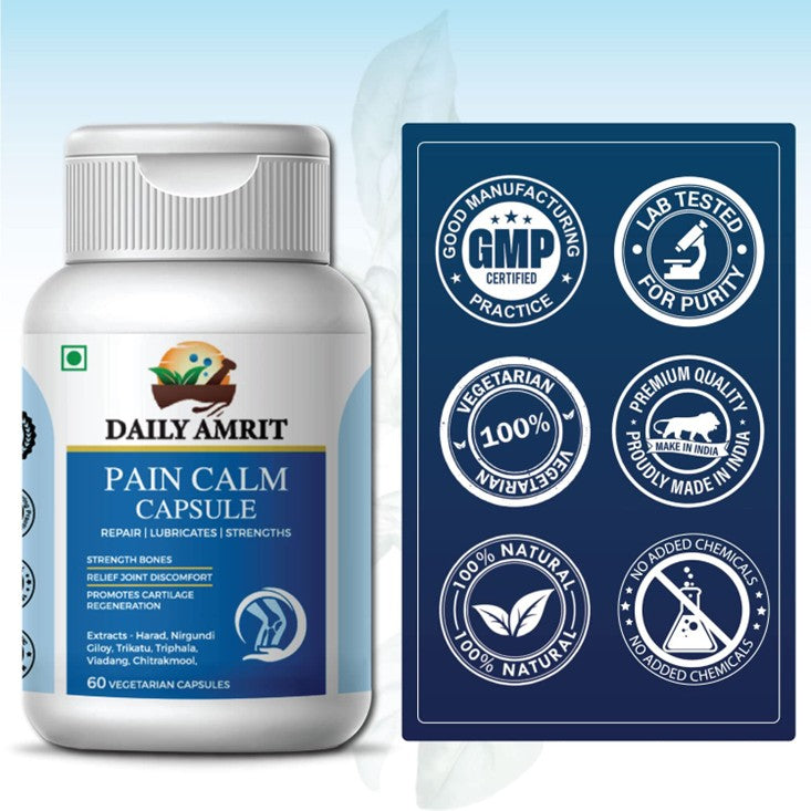 DailyAmrit Pain Calm Capsules (60 Caps)