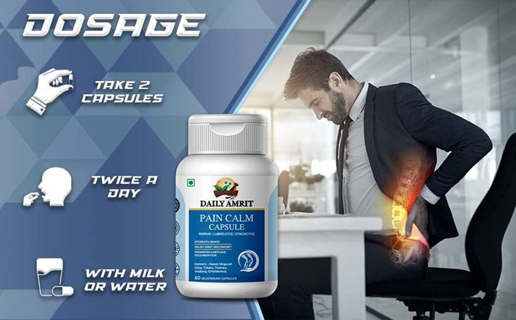 DailyAmrit Pain Calm Capsules (60 Caps)
