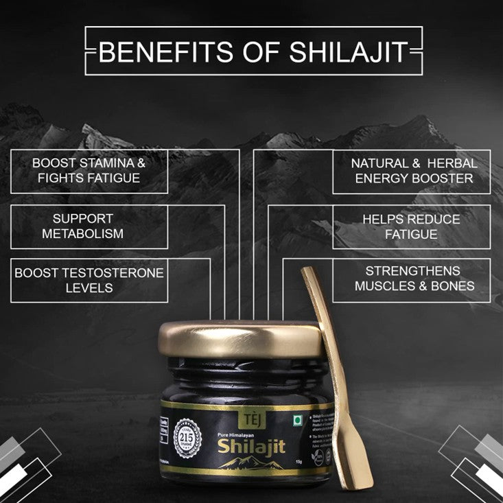 TEJ Pure Himalayan Shilajit/Shilajeet Resin