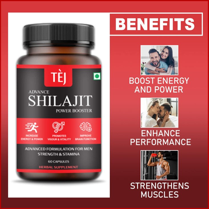 TEJ Pure Shilajit Capsules