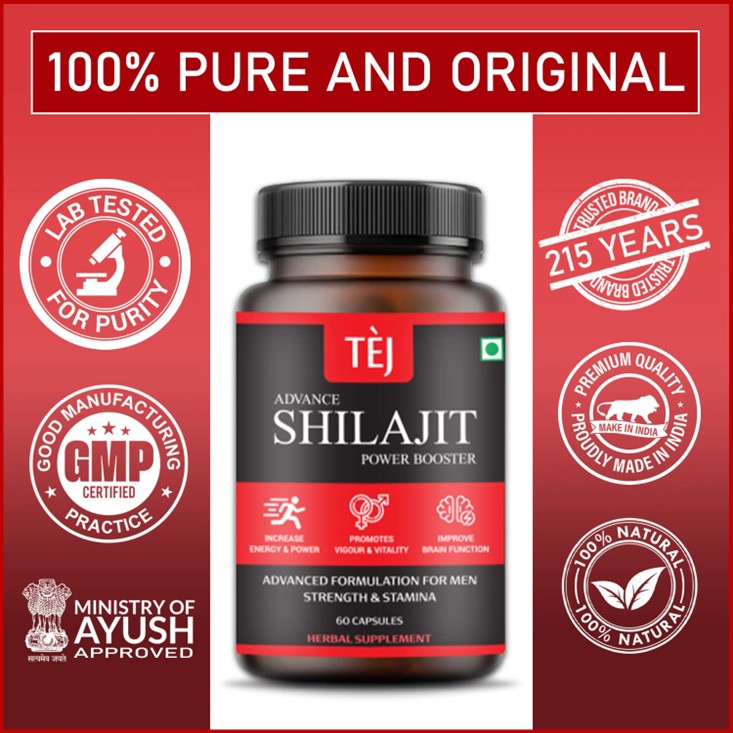TEJ Pure Shilajit Capsules