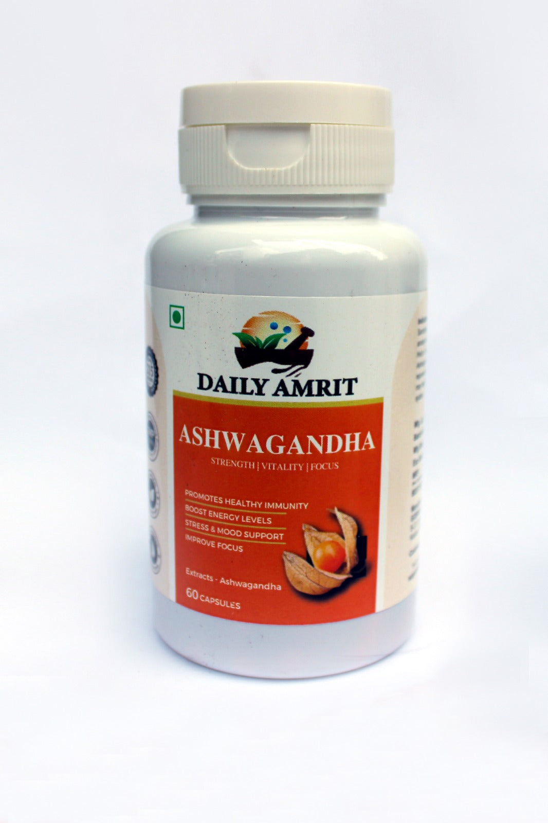 DailyAmrit Ashwagandha Capsules (60 Caps)