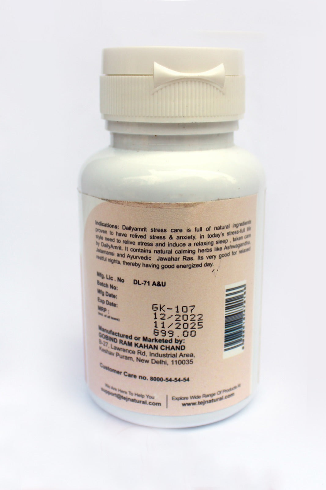 DailyAmrit Goodbye Stress Capsule