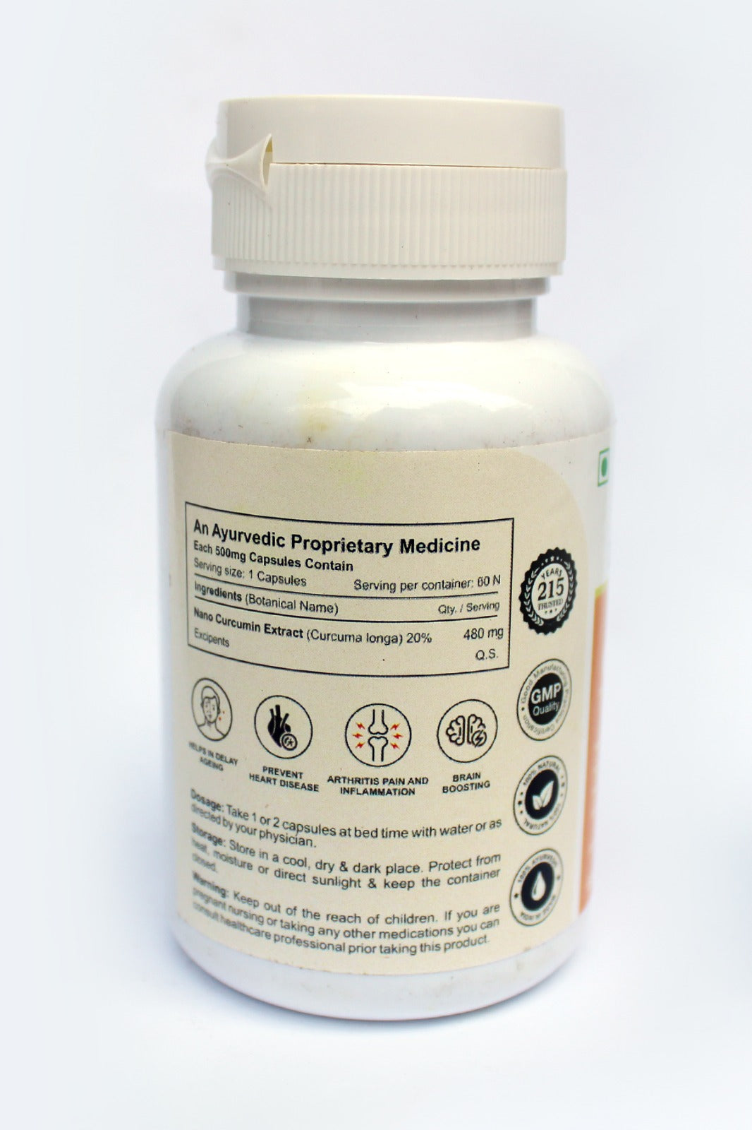 DailyAmrit Nano Curcumin Capsules (60 Caps)