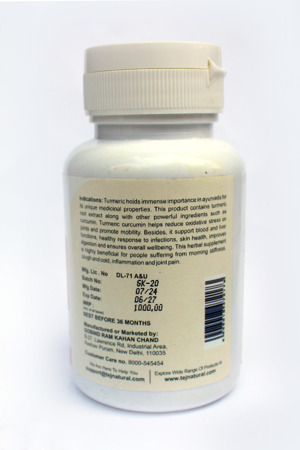 DailyAmrit Nano Curcumin Capsules (60 Caps)
